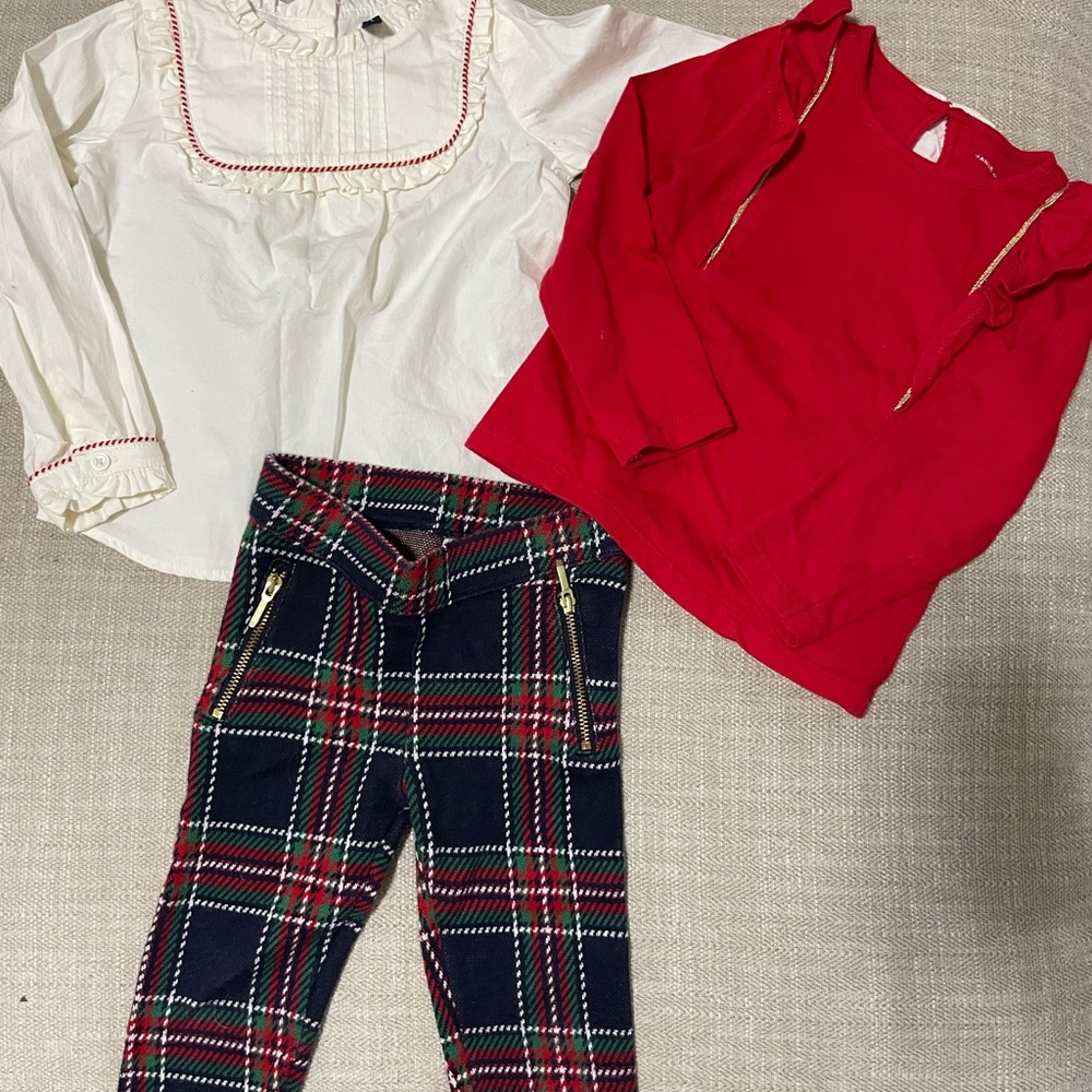 Janie & Jack Christmas set 5T